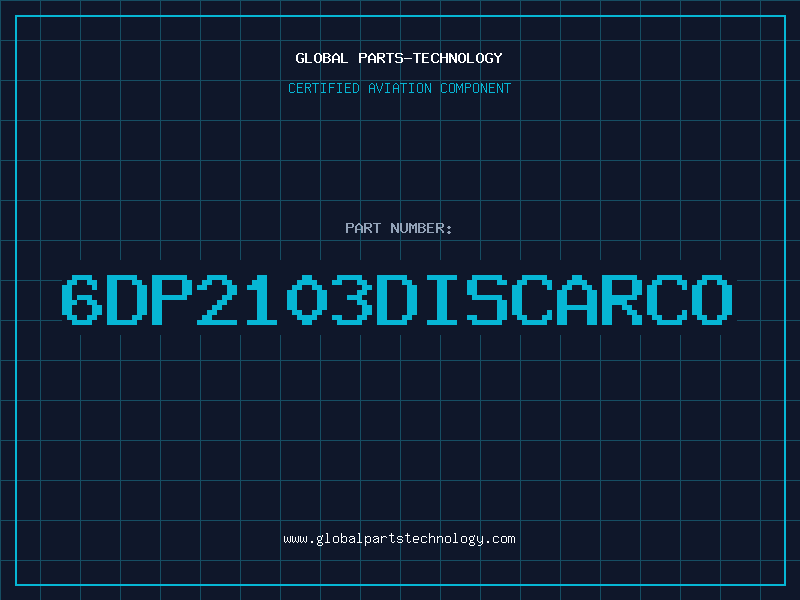Aviation Part 6DP2103DISCARCO