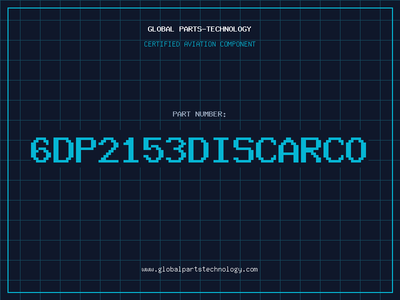 Aviation Part 6DP2153DISCARCO