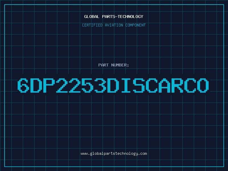 Aviation Part 6DP2253DISCARCO