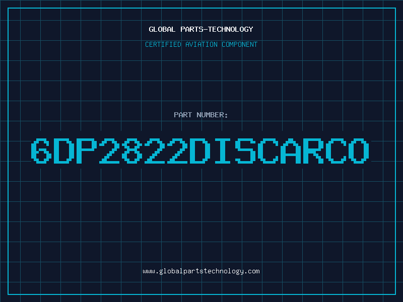 Aviation Part 6DP2822DISCARCO