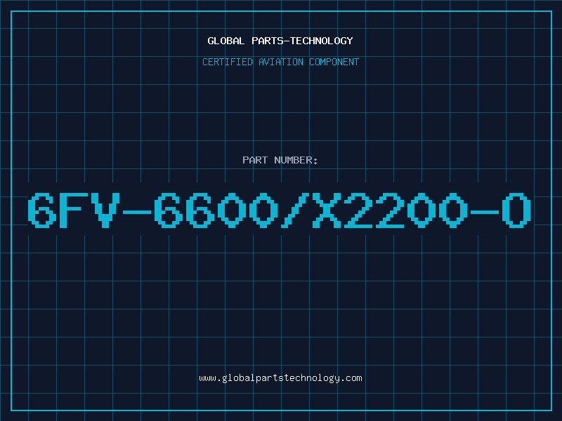 Aviation Part 6FV-6600/X2200-O