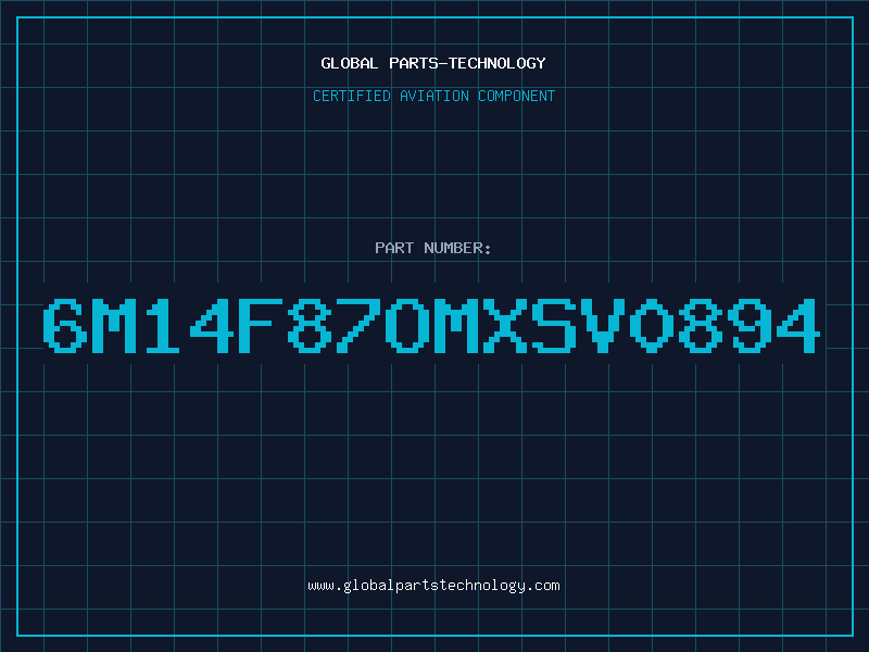 Aviation Part 6M14F87OMXSV0894