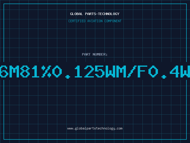 Aviation Part 6M81%0.125WM/F0.4W