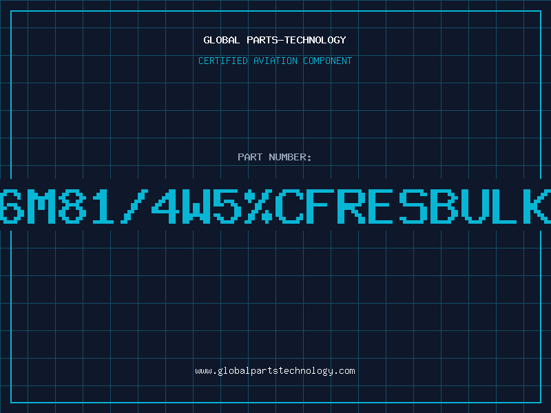 Aviation Part 6M81/4W5%CFRESBULK