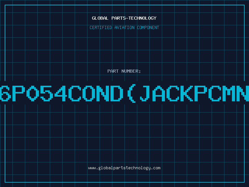 Aviation Part 6P054CONDJACKPCMN