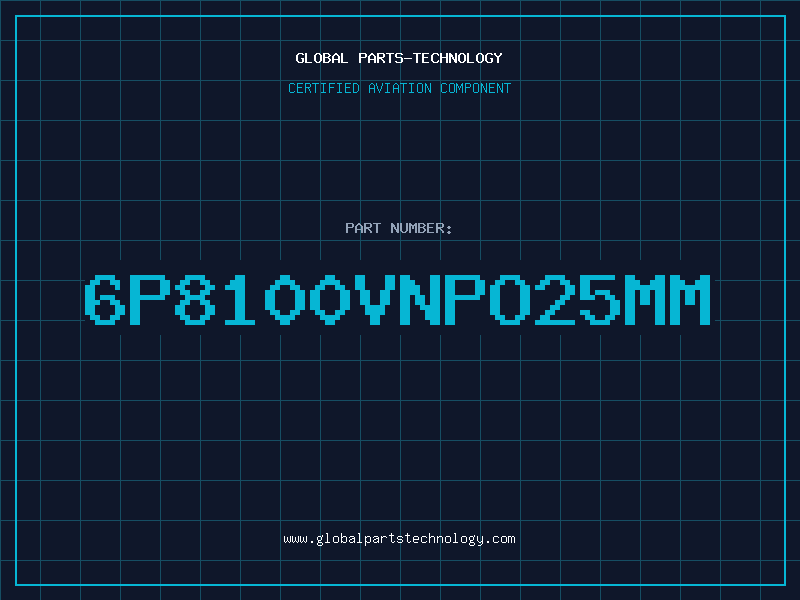 Aviation Part 6P8100VNPO25MM