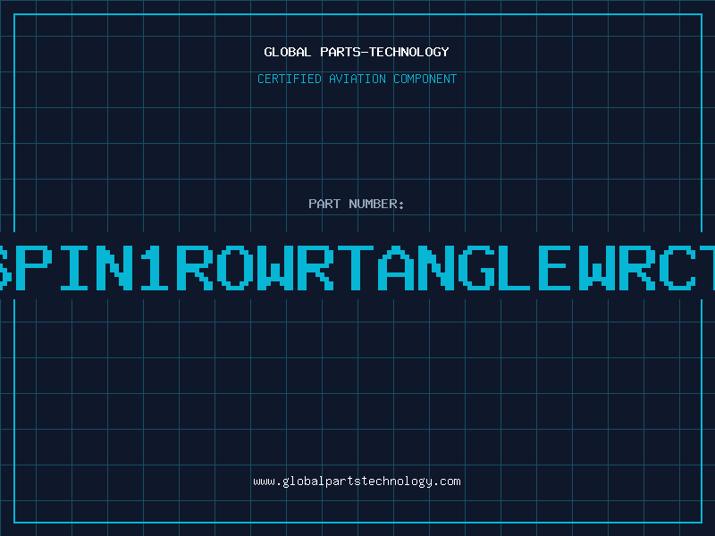 Aviation Part 6Pin1RowRTAngleWRCT