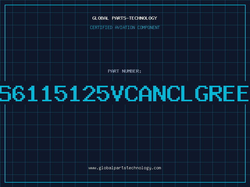Aviation Part 6S6115125VCANCLGREEN