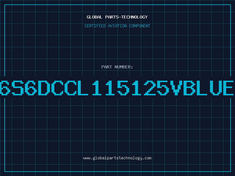 Aviation Part 6S6DCCL115125VBLUE