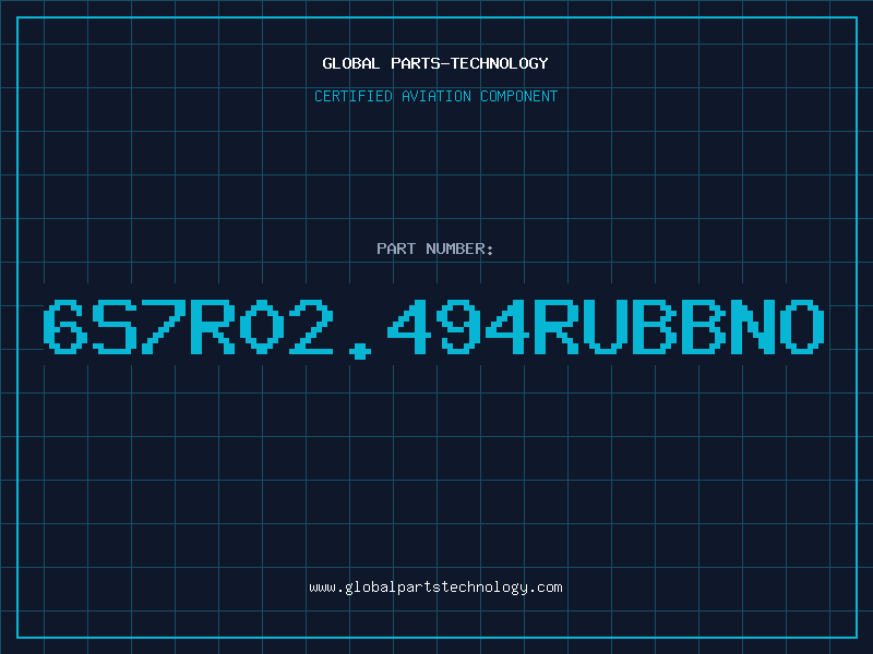 Aviation Part 6S7R02.494RUBBNO