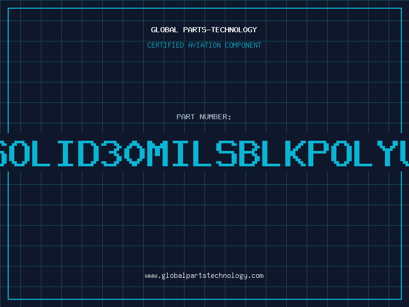Aviation Part 6SOLID30MILSBLKPOLYUV