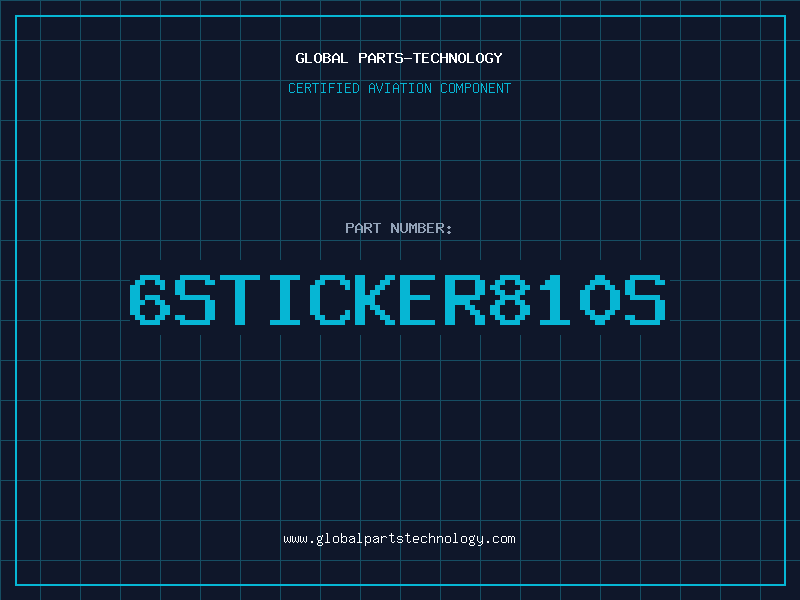 Aviation Part 6STICKER810S