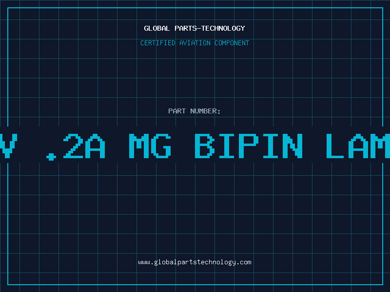 Aviation Part 6V .2A Mg Bipin Lamp