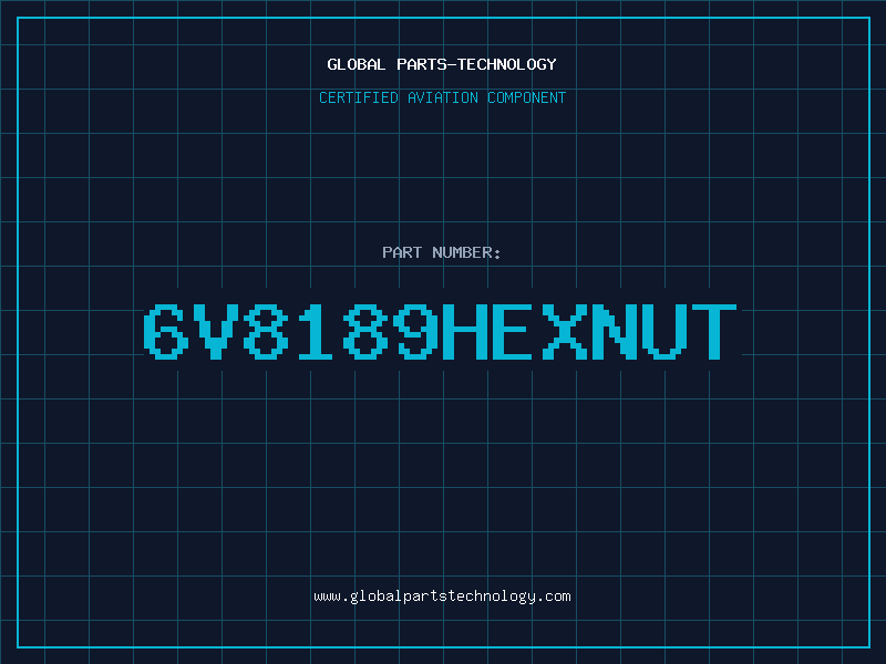 Aviation Part 6V8189HEXNUT