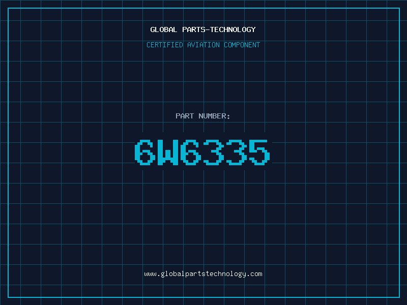 Aviation Part 6W6335