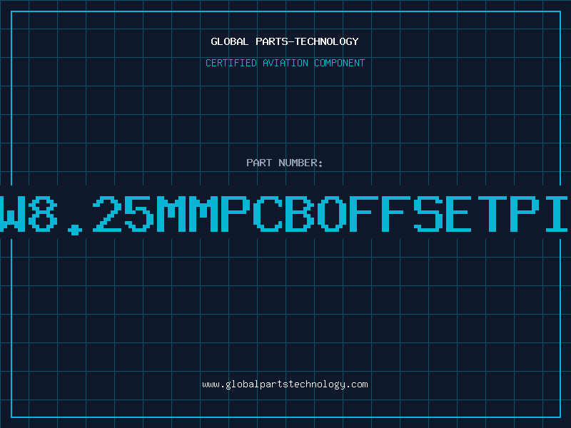 Aviation Part 6W8.25MMPCBOFFSETPIN