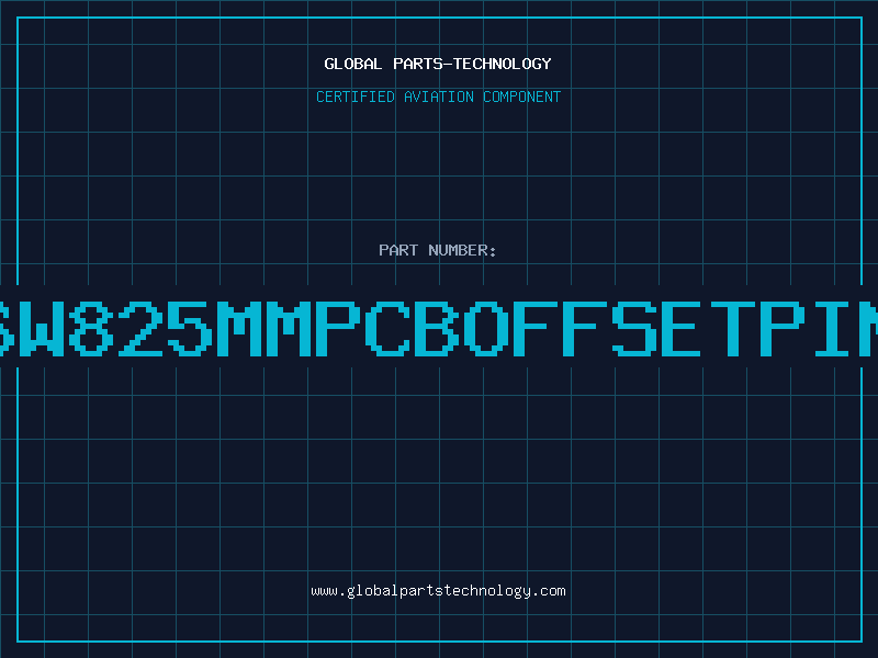 Aviation Part 6W825MMPCBOFFSETPIN