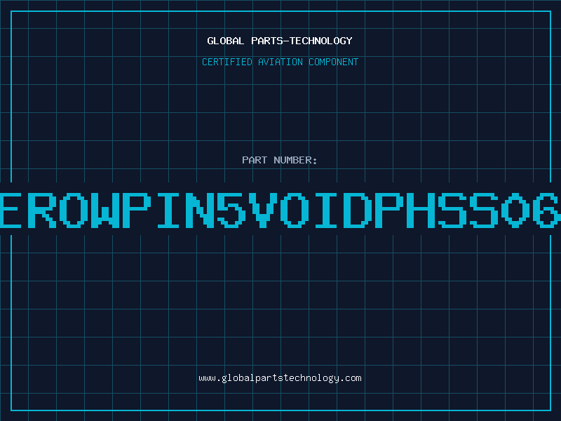 Aviation Part 6WAYSINGLEROWPIN5VOIDPHSS06T1PIN58MM