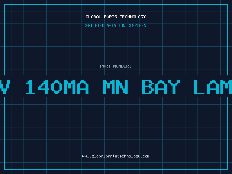 Aviation Part 6v 140ma Mn Bay Lamp