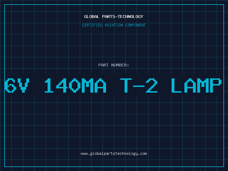 Aviation Part 6v 140ma T-2 Lamp