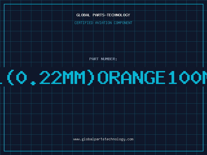 Aviation Part 7/0.2TYPE1(0.22MM)ORANGE100MREELCABLE