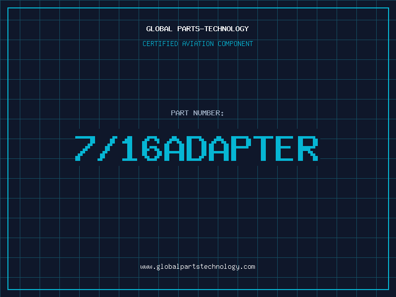 Aviation Part 7/16ADAPTER