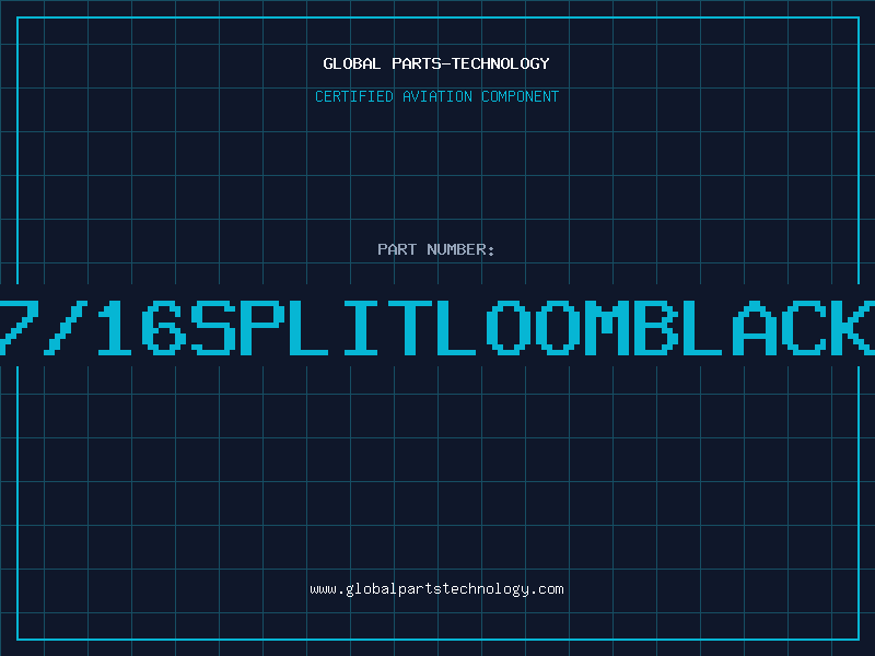 Aviation Part 7/16SPLITLOOMBLACK