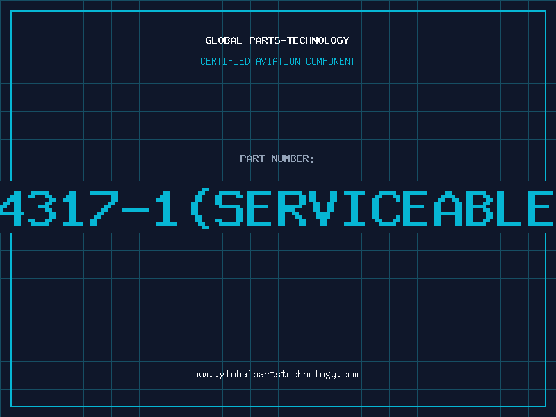 Aviation Part 7-104317-1(serviceablepart
