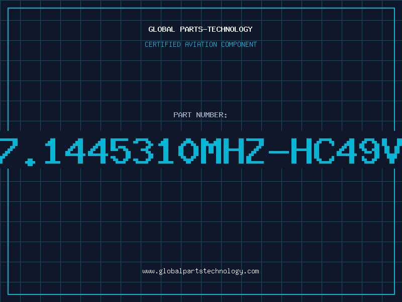 Aviation Part 7.1445310MHZ-HC49V