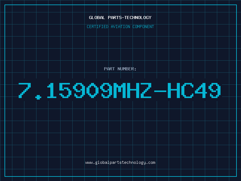 Aviation Part 7.15909MHZ-HC49