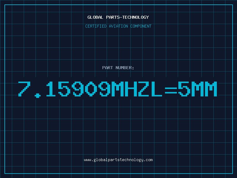 Aviation Part 7.15909MHZL=5MM
