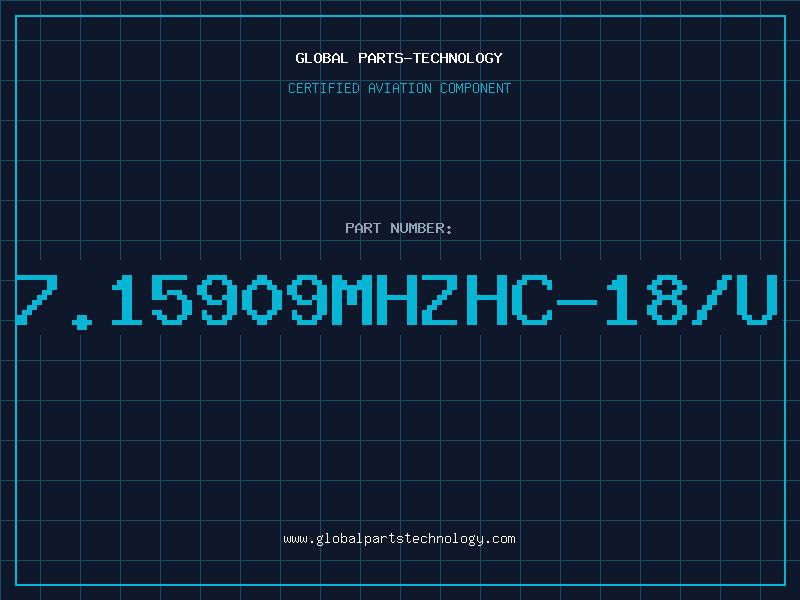 Aviation Part 7.15909MHzHC-18/U