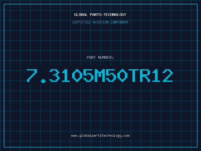 Aviation Part 7.3105M50TR12