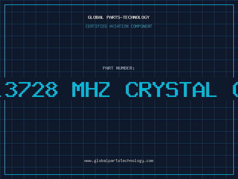 Aviation Part 7.3728 MHZ CRYSTAL OS