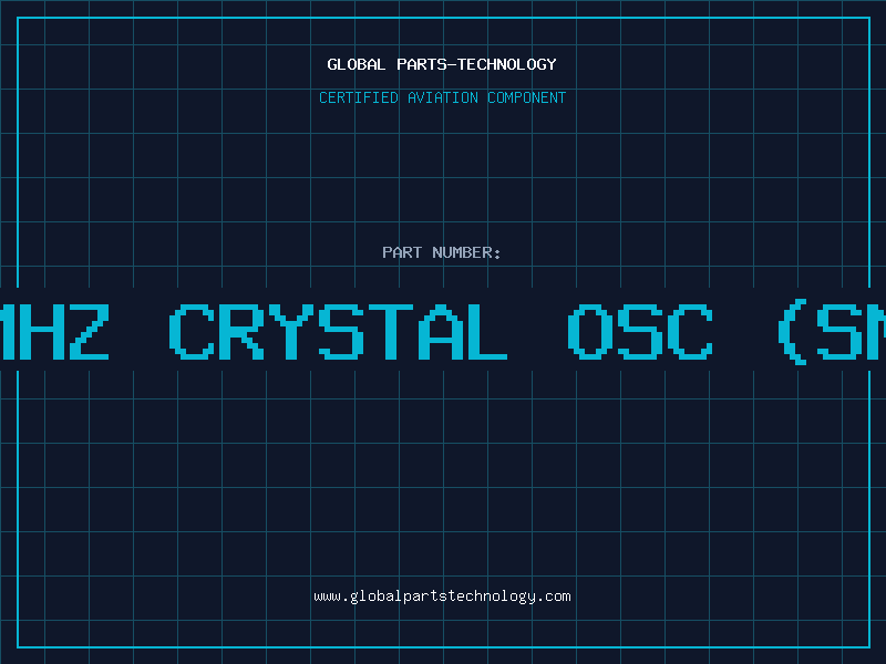 Aviation Part 7.3728 MHZ CRYSTAL OSC (SMD) 93 D