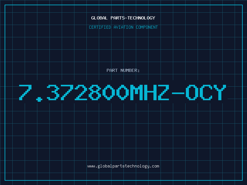 Aviation Part 7.372800MHZ-OCY