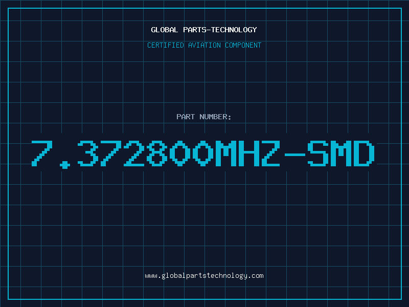 Aviation Part 7.372800MHZ-SMD