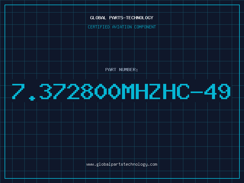 Aviation Part 7.372800MHZHC-49