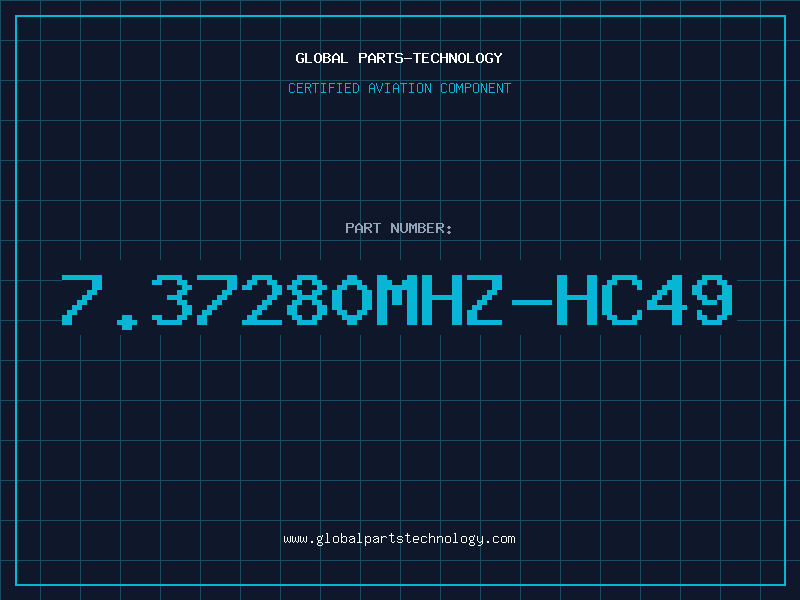 Aviation Part 7.37280MHZ-HC49