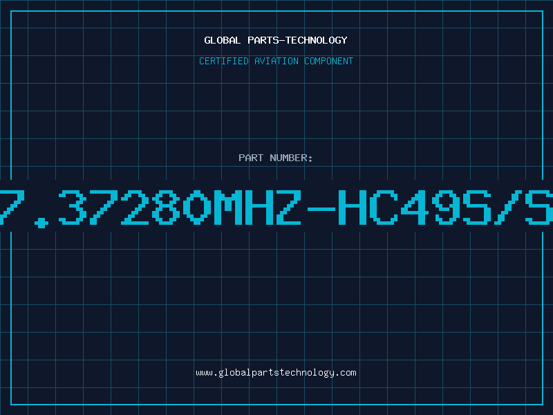 Aviation Part 7.37280MHZ-HC49S/S
