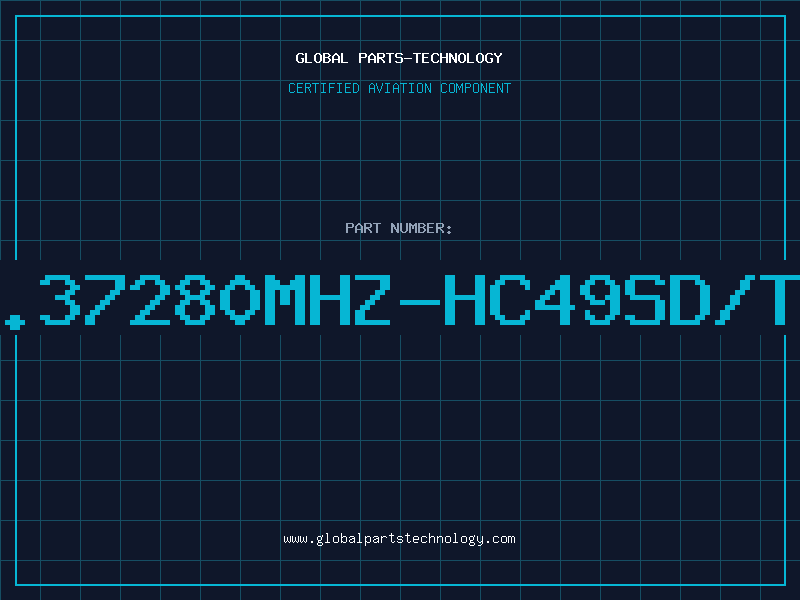 Aviation Part 7.37280MHZ-HC49SD/TR