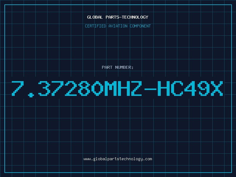 Aviation Part 7.37280MHZ-HC49X