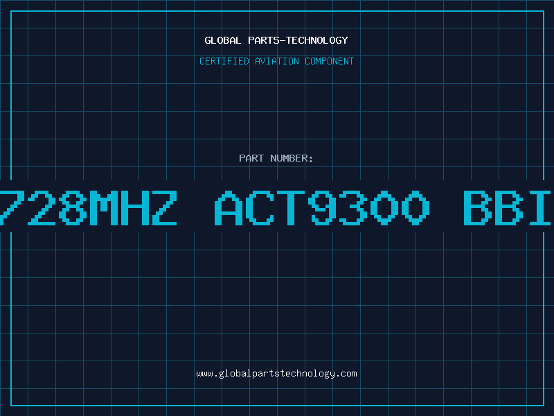 Aviation Part 7.3728MHZ ACT9300 BBIHJP