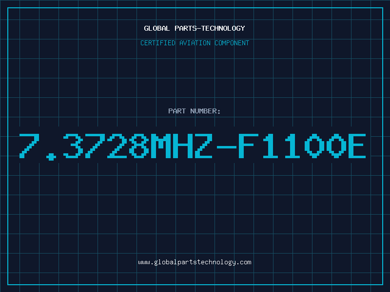 Aviation Part 7.3728MHZ-F1100E