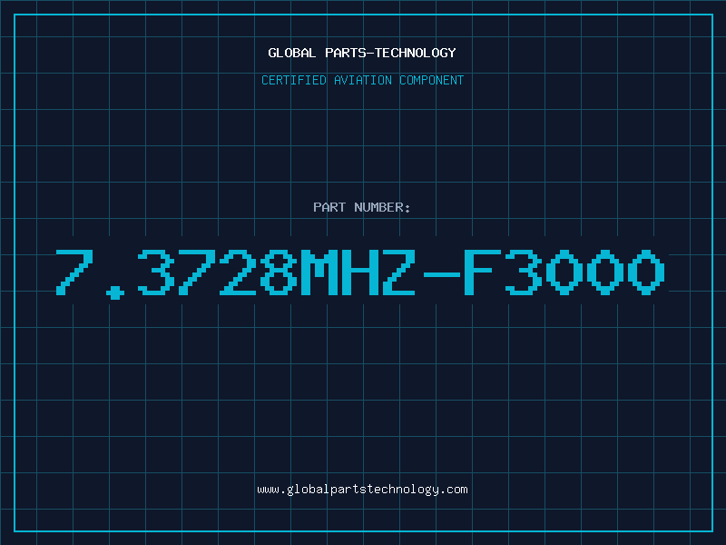 Aviation Part 7.3728MHZ-F3000