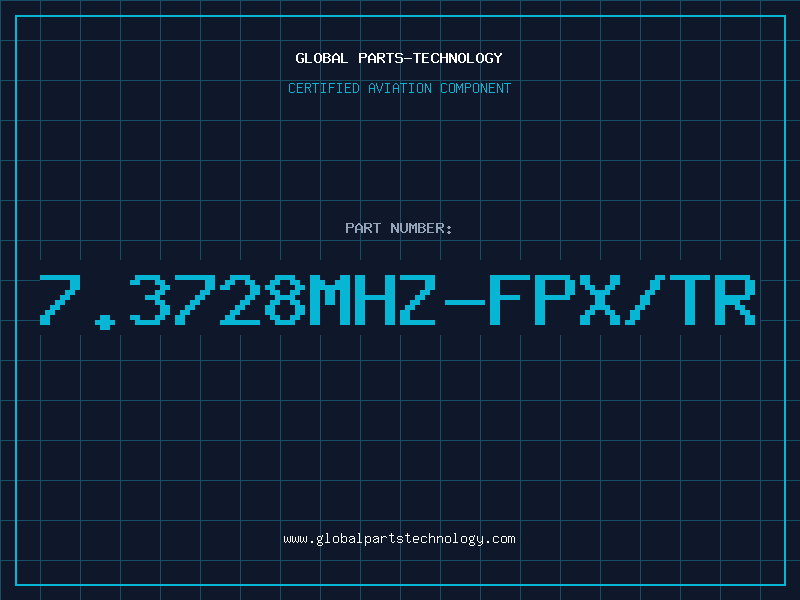 Aviation Part 7.3728MHZ-FPX/TR