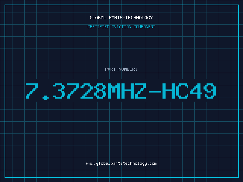 Aviation Part 7.3728MHZ-HC49