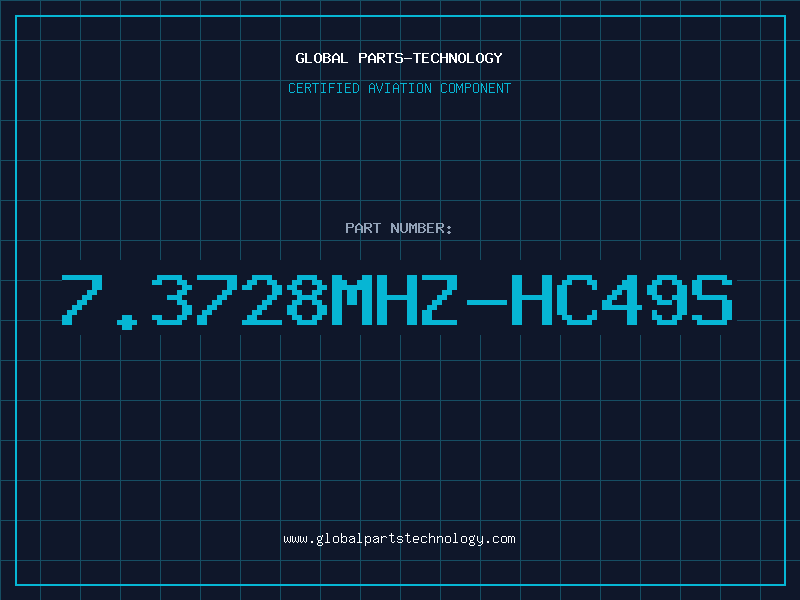 Aviation Part 7.3728MHZ-HC49S