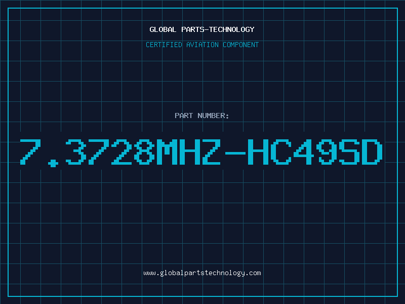 Aviation Part 7.3728MHZ-HC49SD