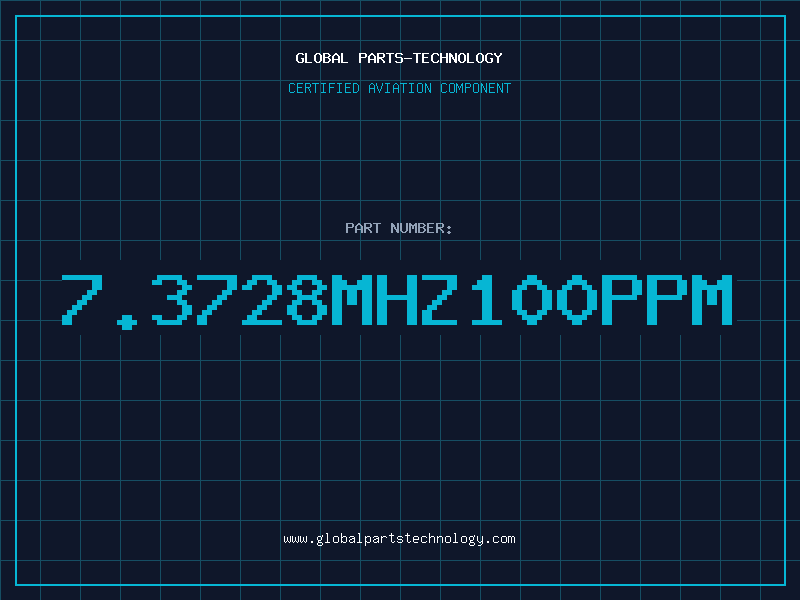 Aviation Part 7.3728MHZ100PPM